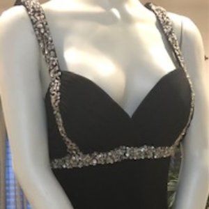 Betsy & Adam black gown